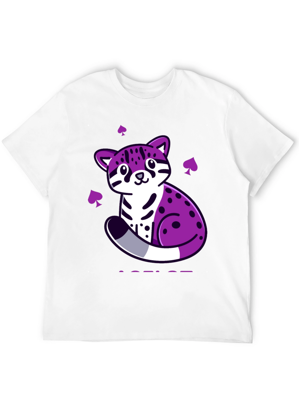 Ace Pride Ocelot T-Shirt - Black