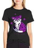 Ace Pride Ocelot T-Shirt - Black
