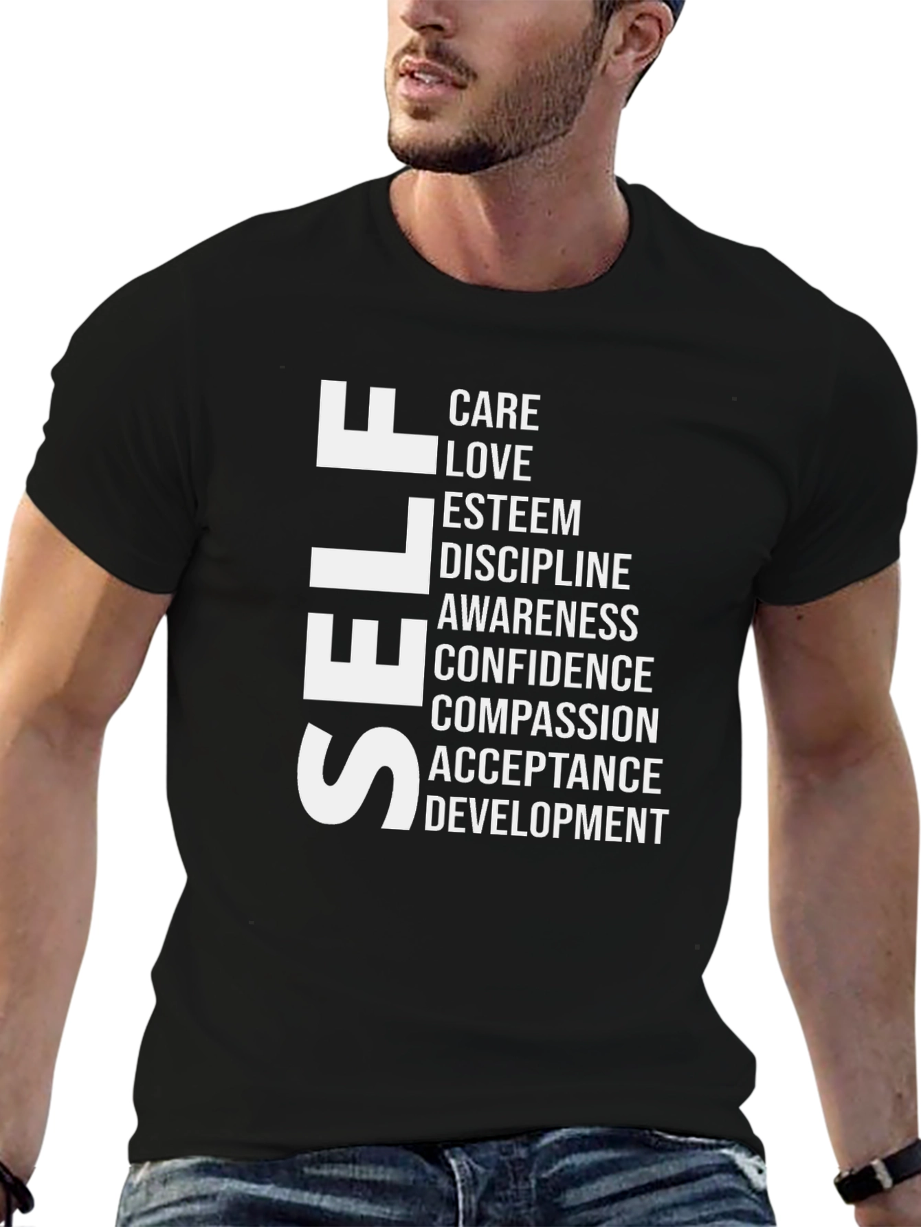 Self Care T-Shirt: Love Esteem Confidence Compassion