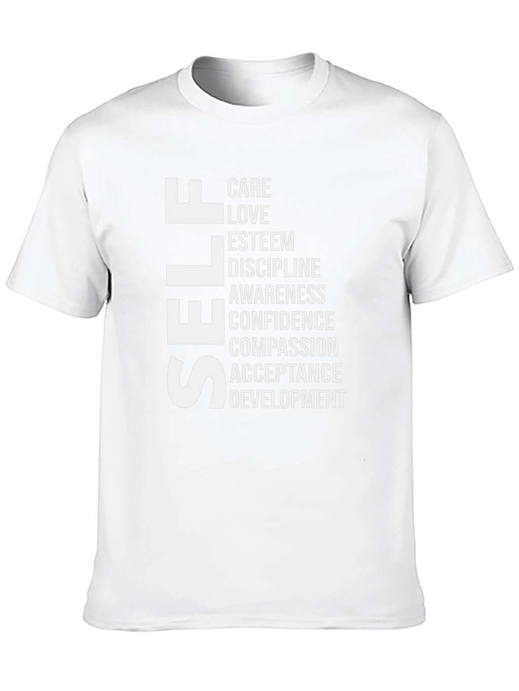 Self Care T-Shirt: Love Esteem Confidence Compassion