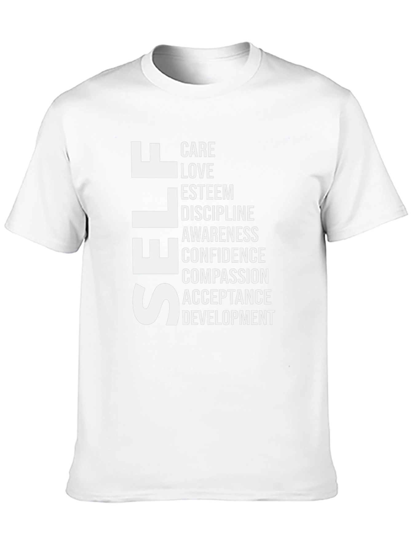 Self Care T-Shirt: Love Esteem Confidence Compassion