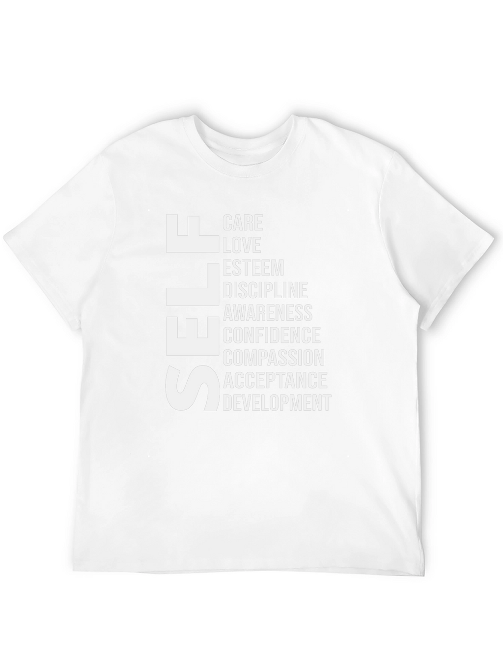 Self Care T-Shirt: Love Esteem Confidence Compassion