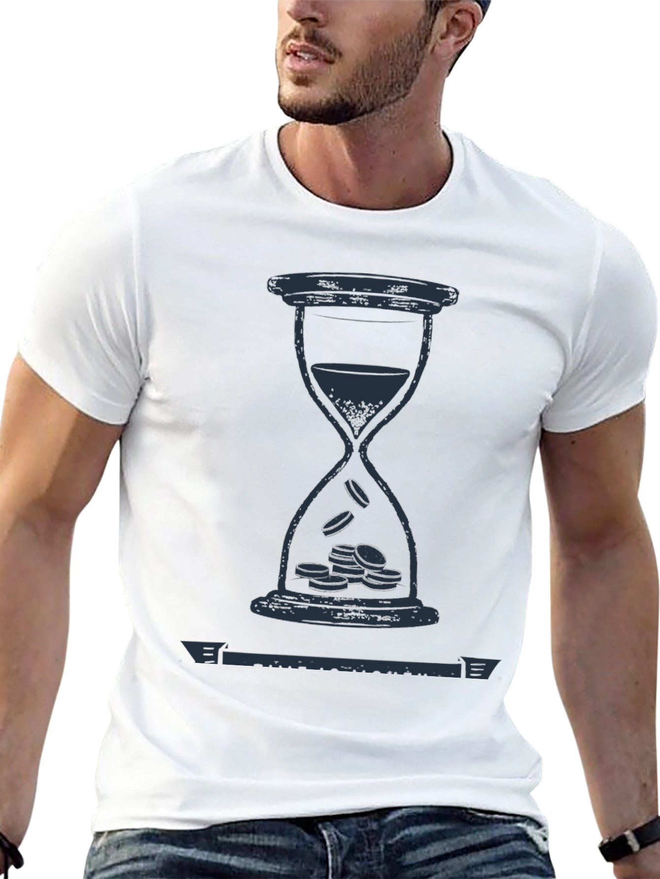 Hourglass & Coins Graphic Tee