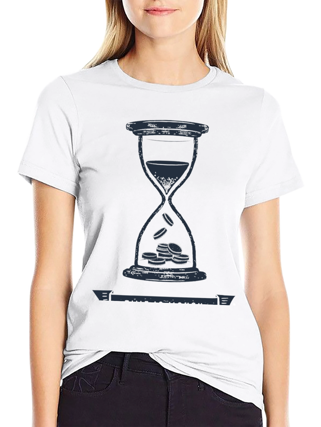 Hourglass & Coins Graphic Tee