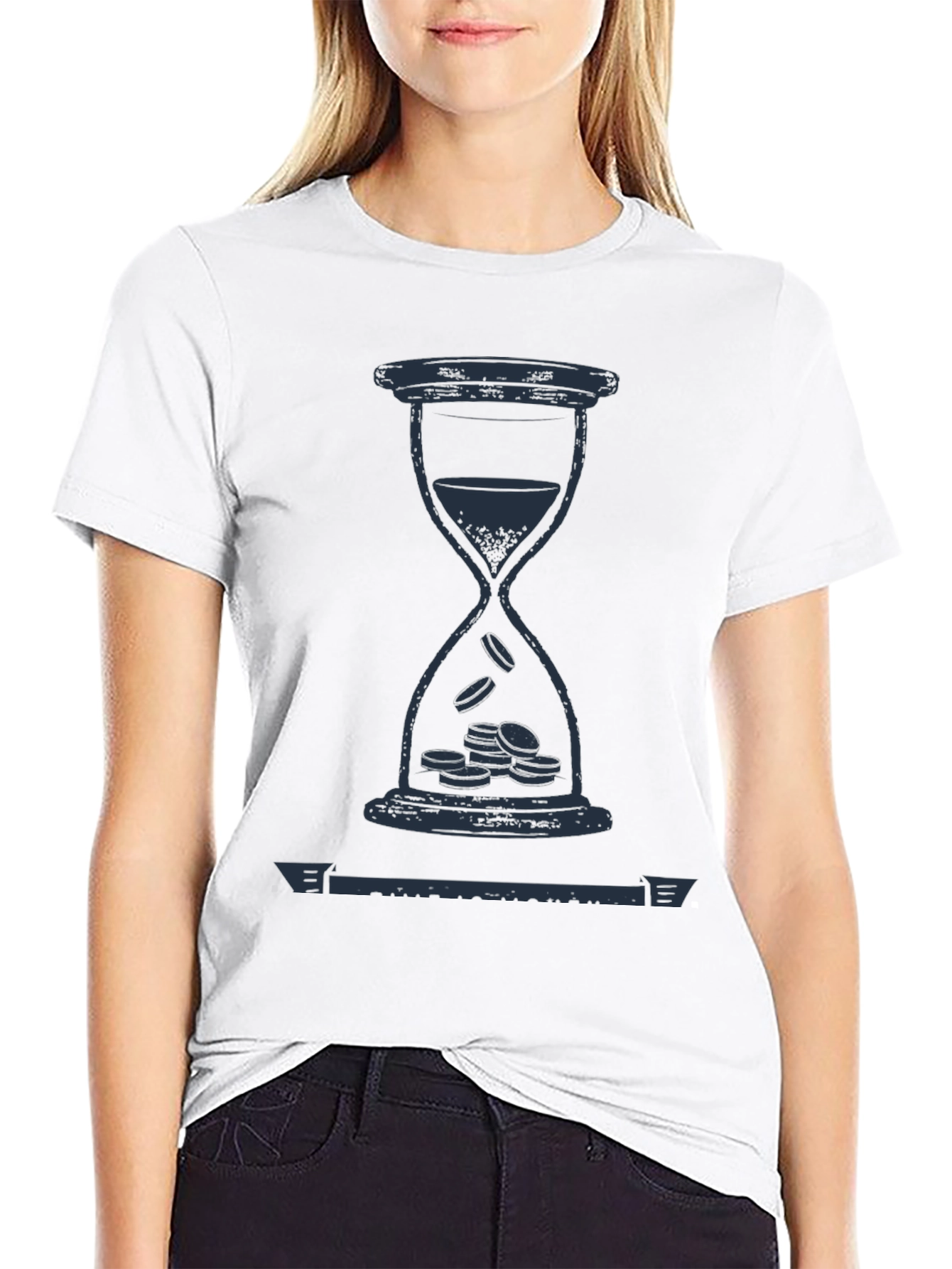 Hourglass & Coins Graphic Tee