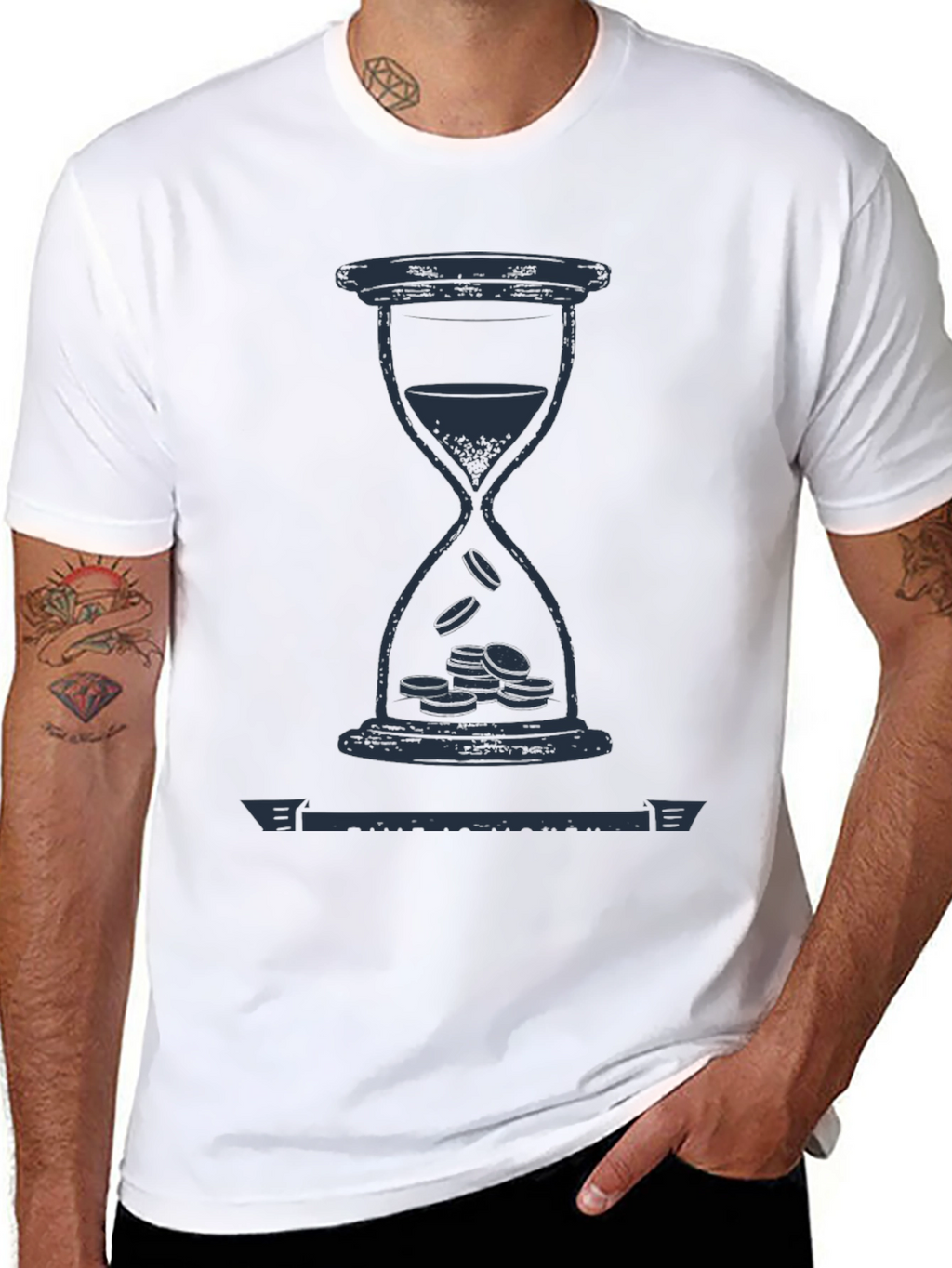 Hourglass & Coins Graphic Tee