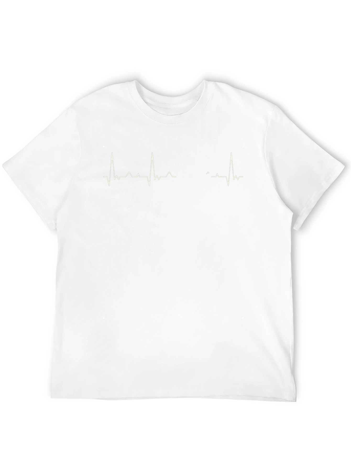 Heartbeat Pulse Graphic T-Shirt - Black