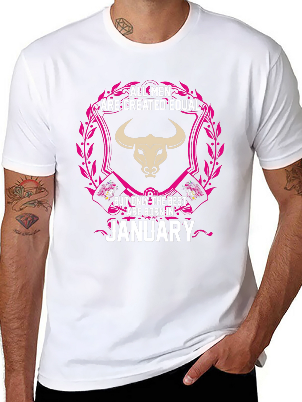 Best Men Born In January T-Shirt