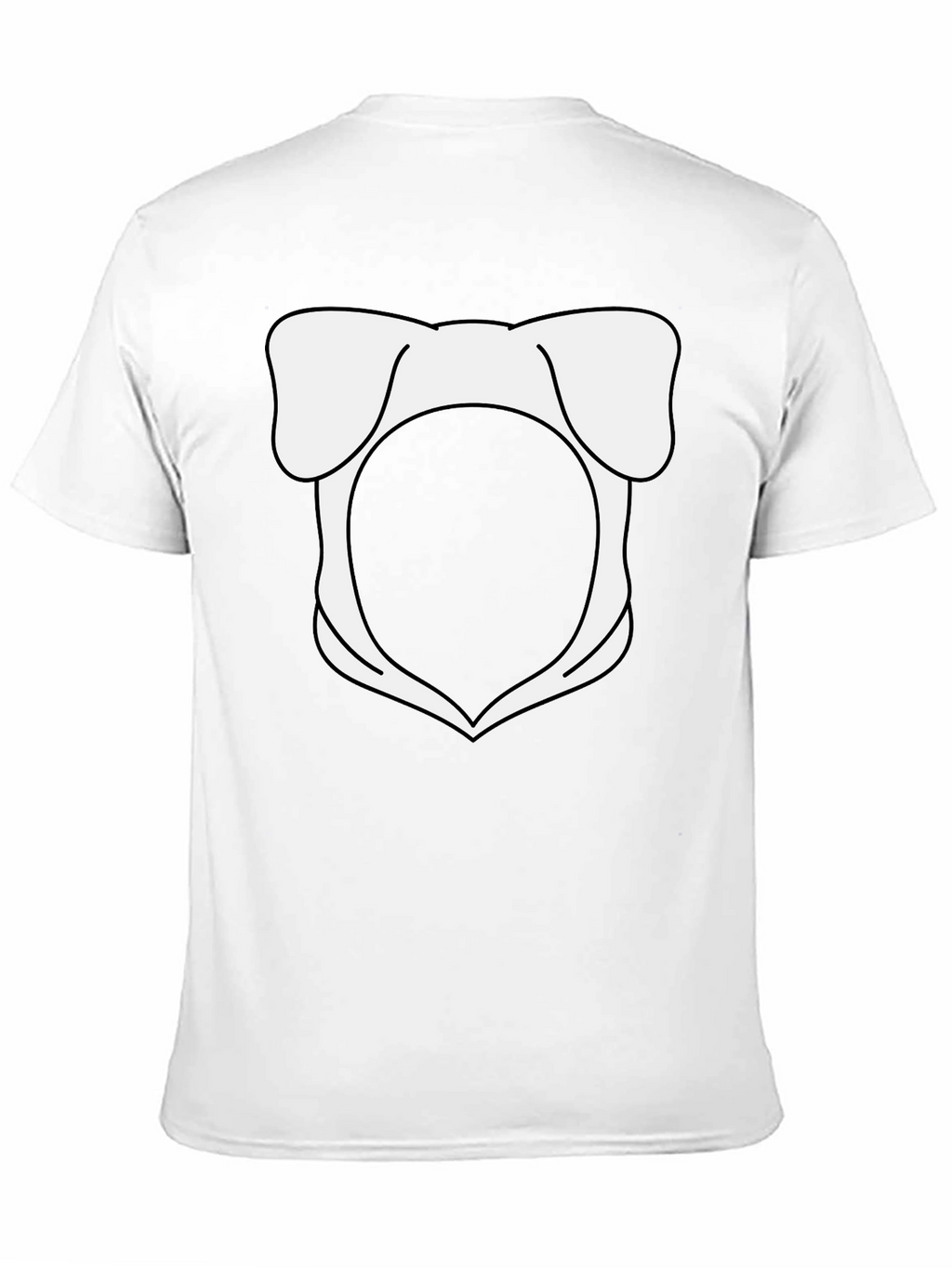 Mens Black T-Shirt with Novelty Pig Design