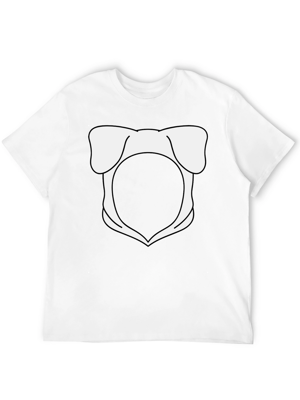 Mens Black T-Shirt with Novelty Pig Design