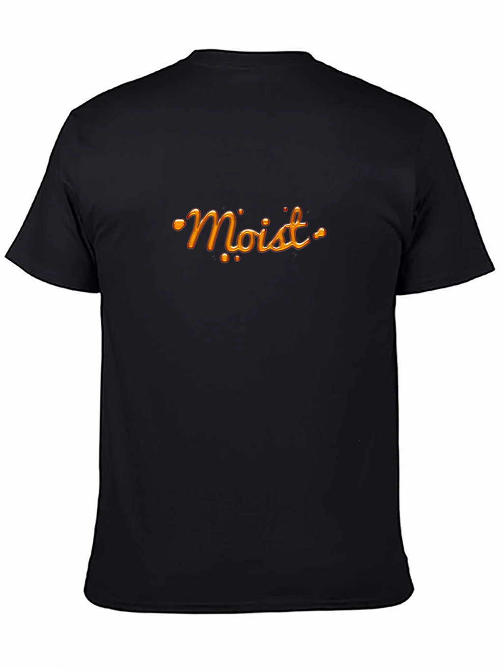 Moist Graphic Print Black T-Shirt