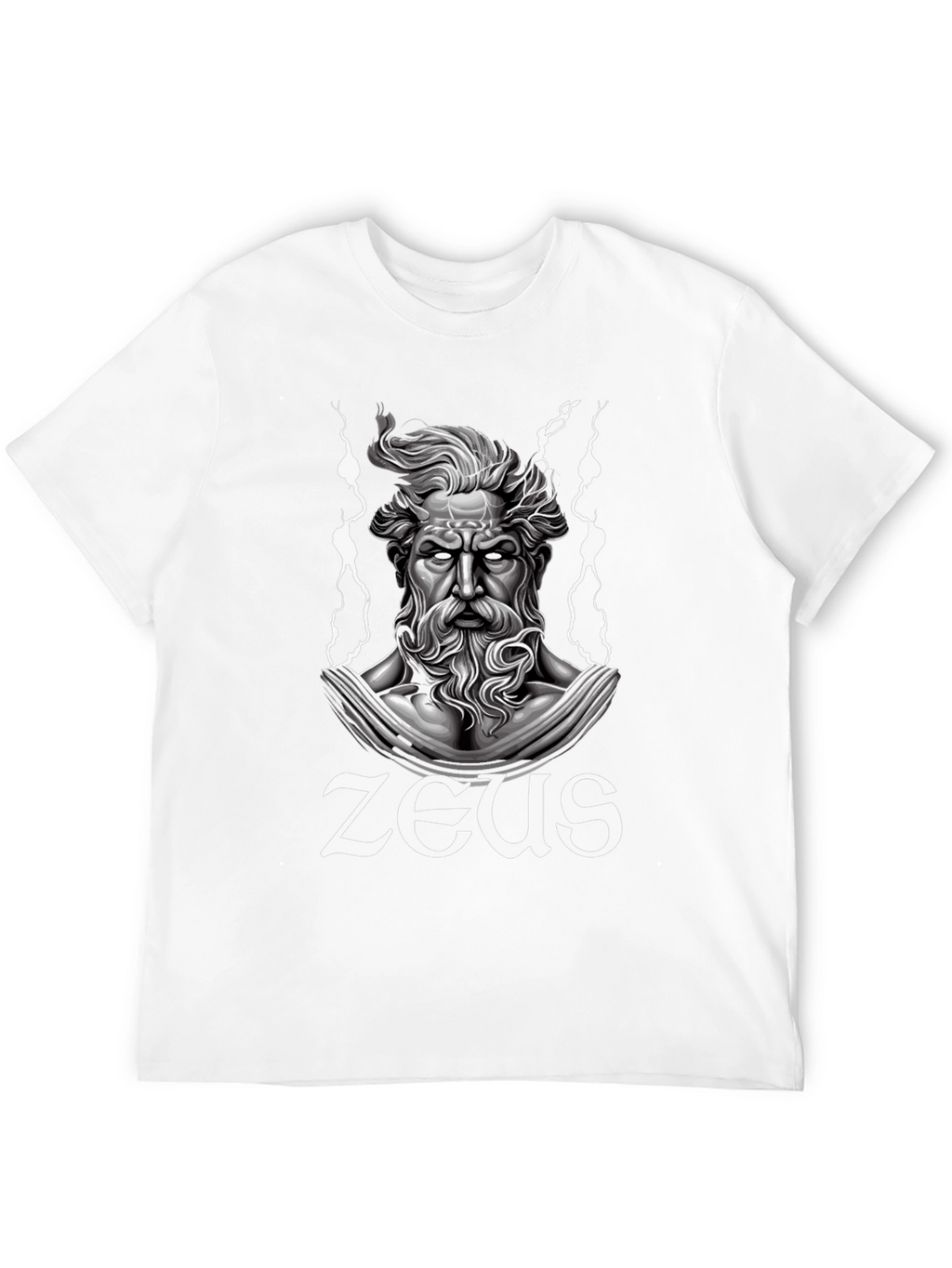 Zeus Graphic T-Shirt - Black Cotton Tee