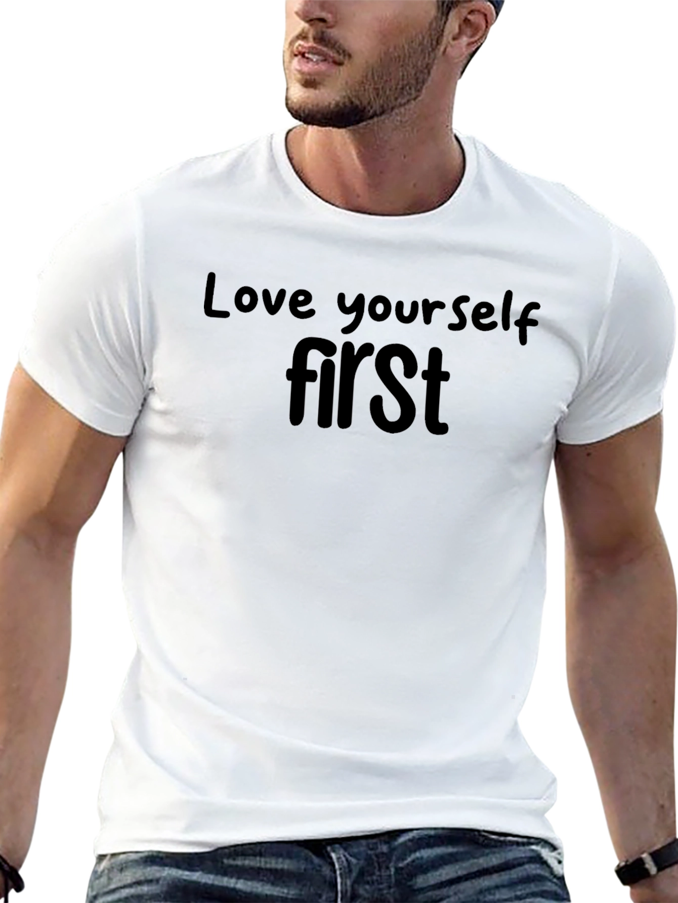 Love Yourself First - Black T-Shirt