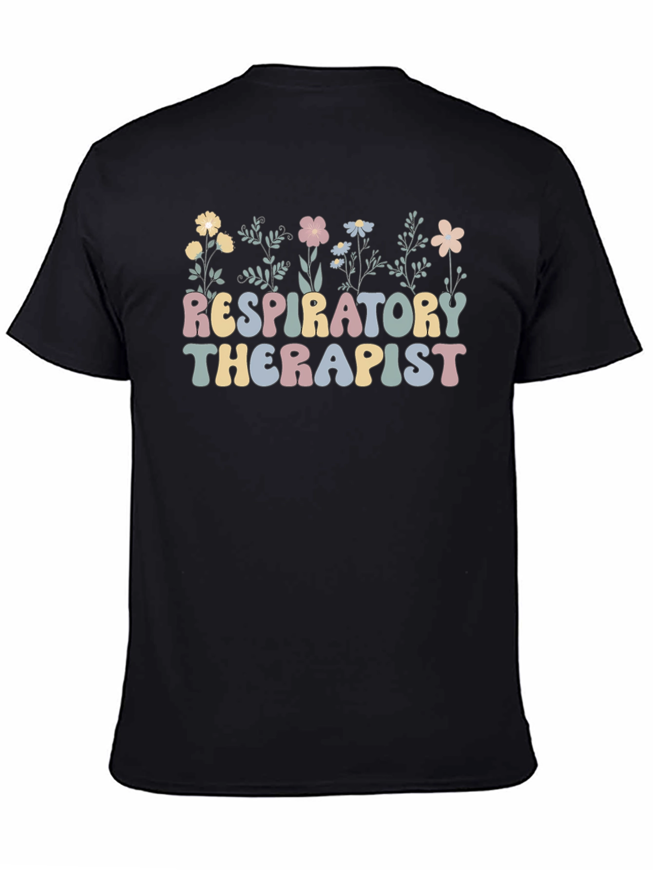 Respiratory Therapist Floral T-Shirt