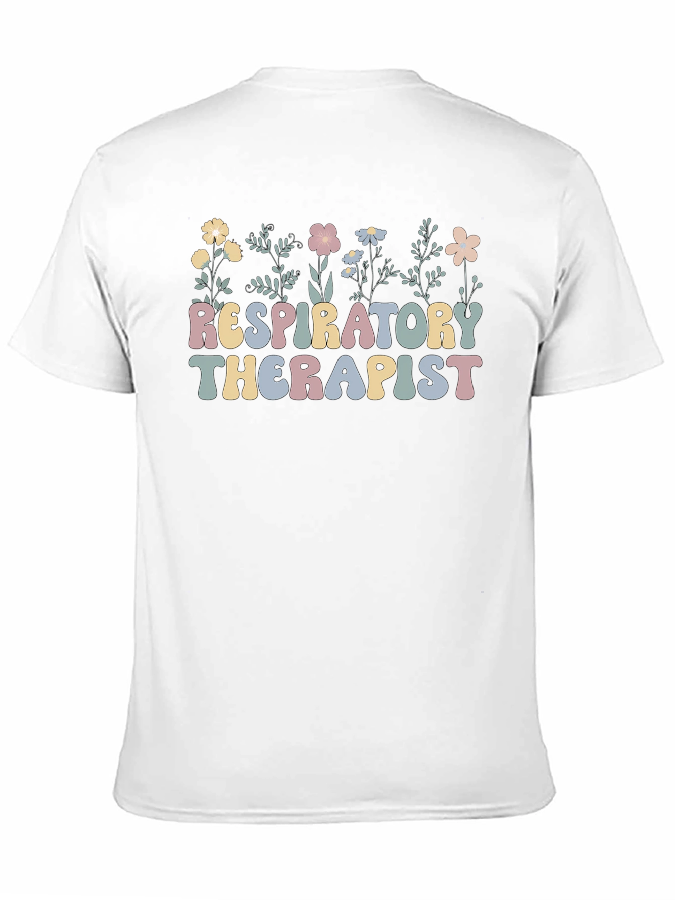 Respiratory Therapist Floral T-Shirt