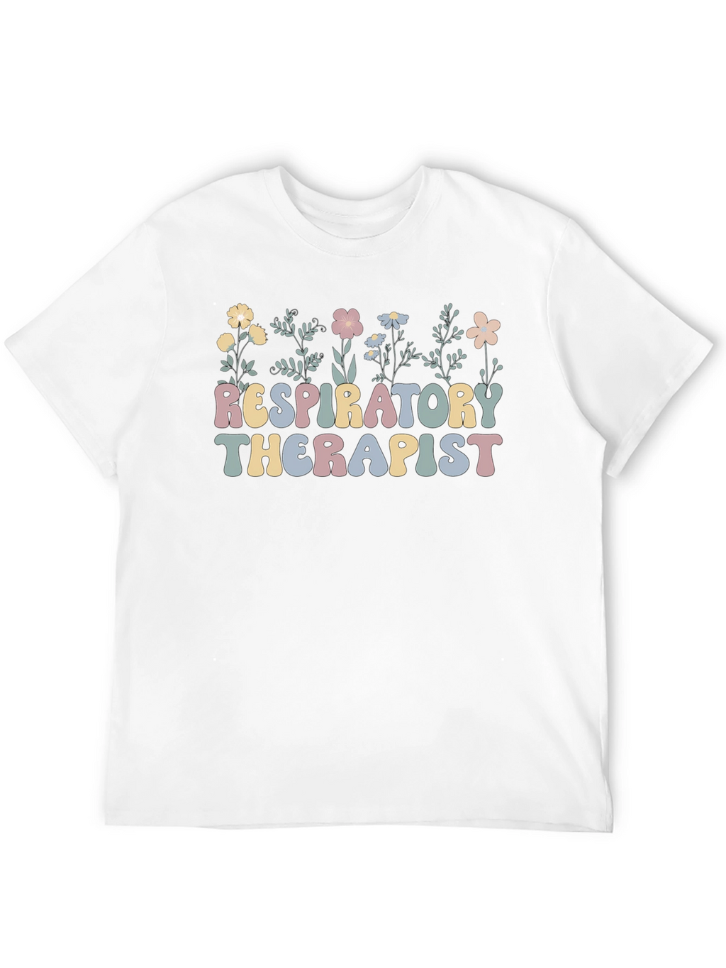 Respiratory Therapist Floral T-Shirt
