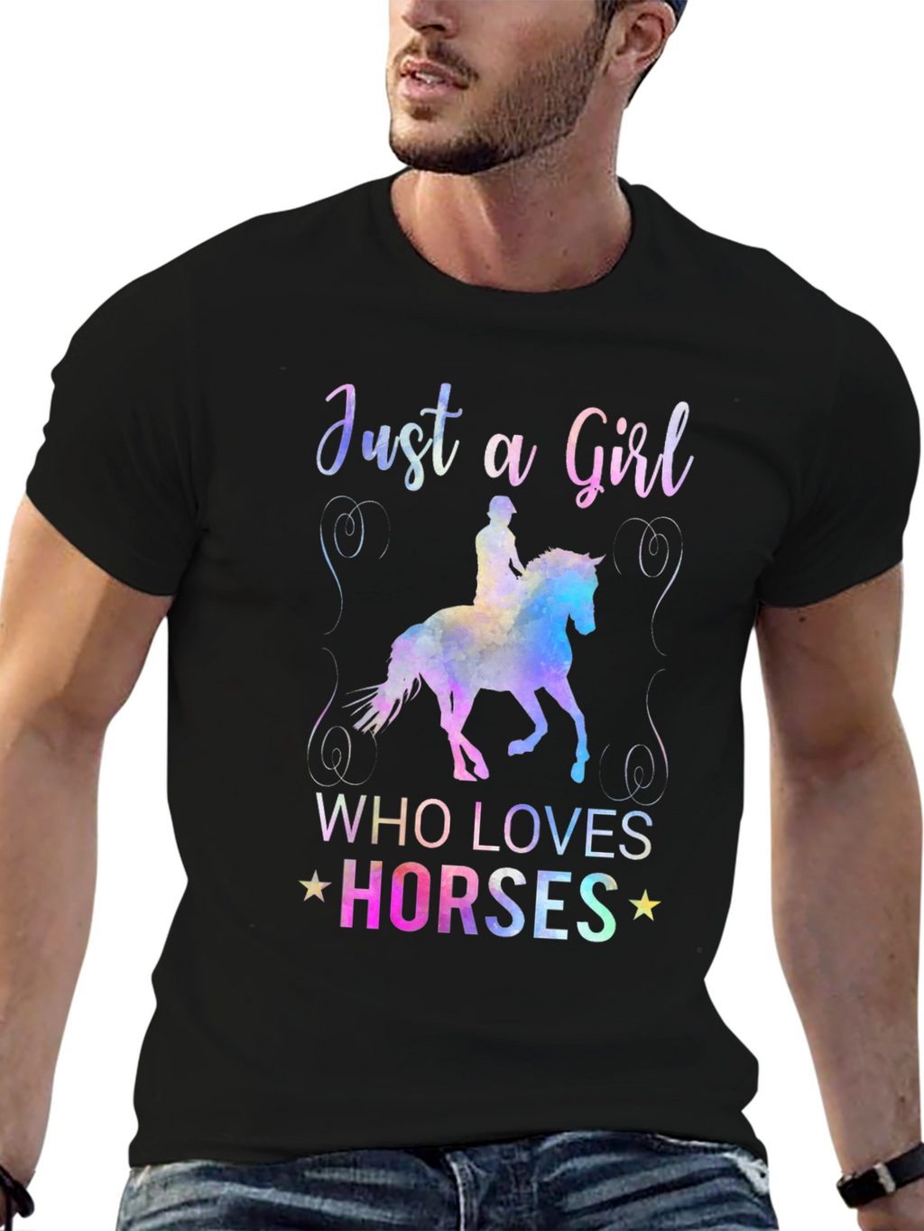 Just A Girl Who Loves Horses T-Shirt