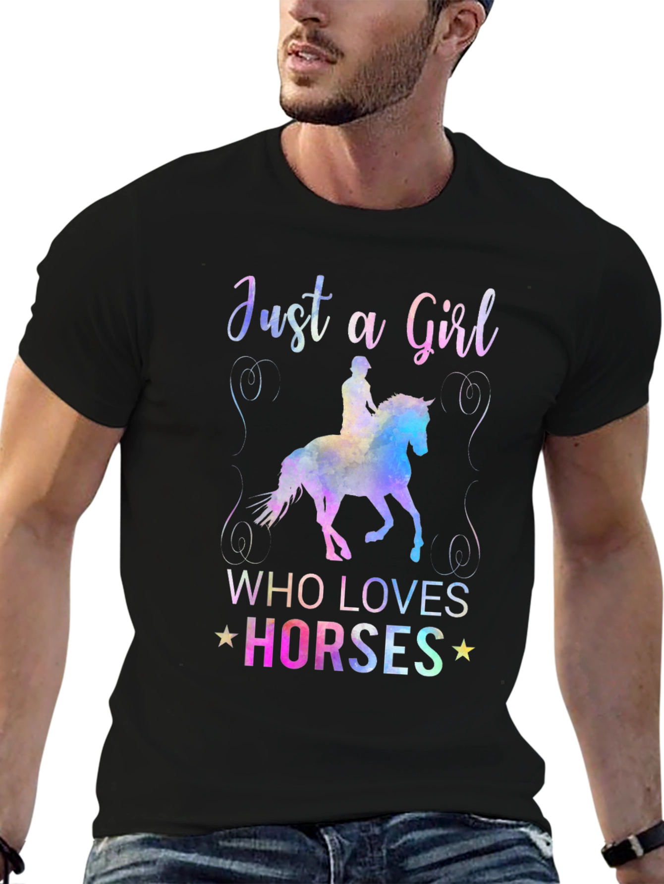 Just A Girl Who Loves Horses T-Shirt
