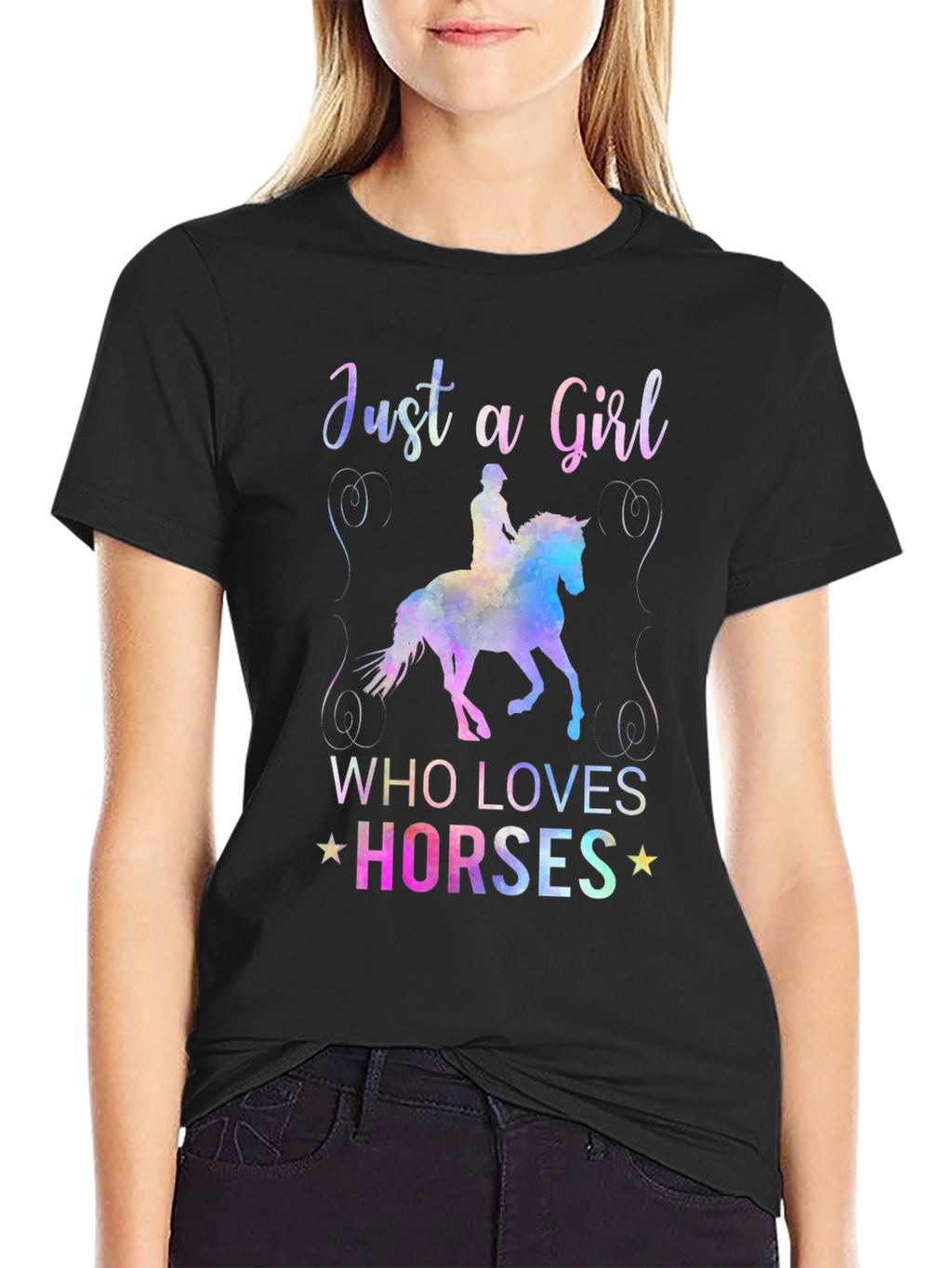 Just A Girl Who Loves Horses T-Shirt