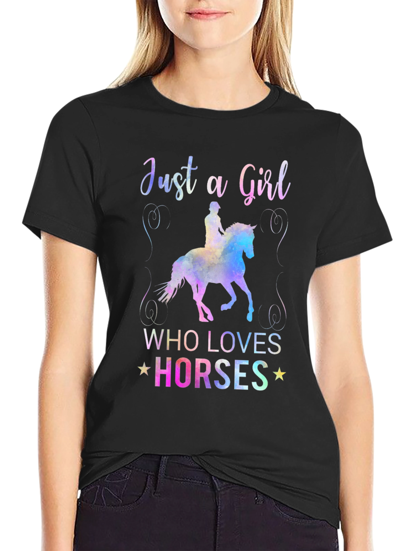 Just A Girl Who Loves Horses T-Shirt