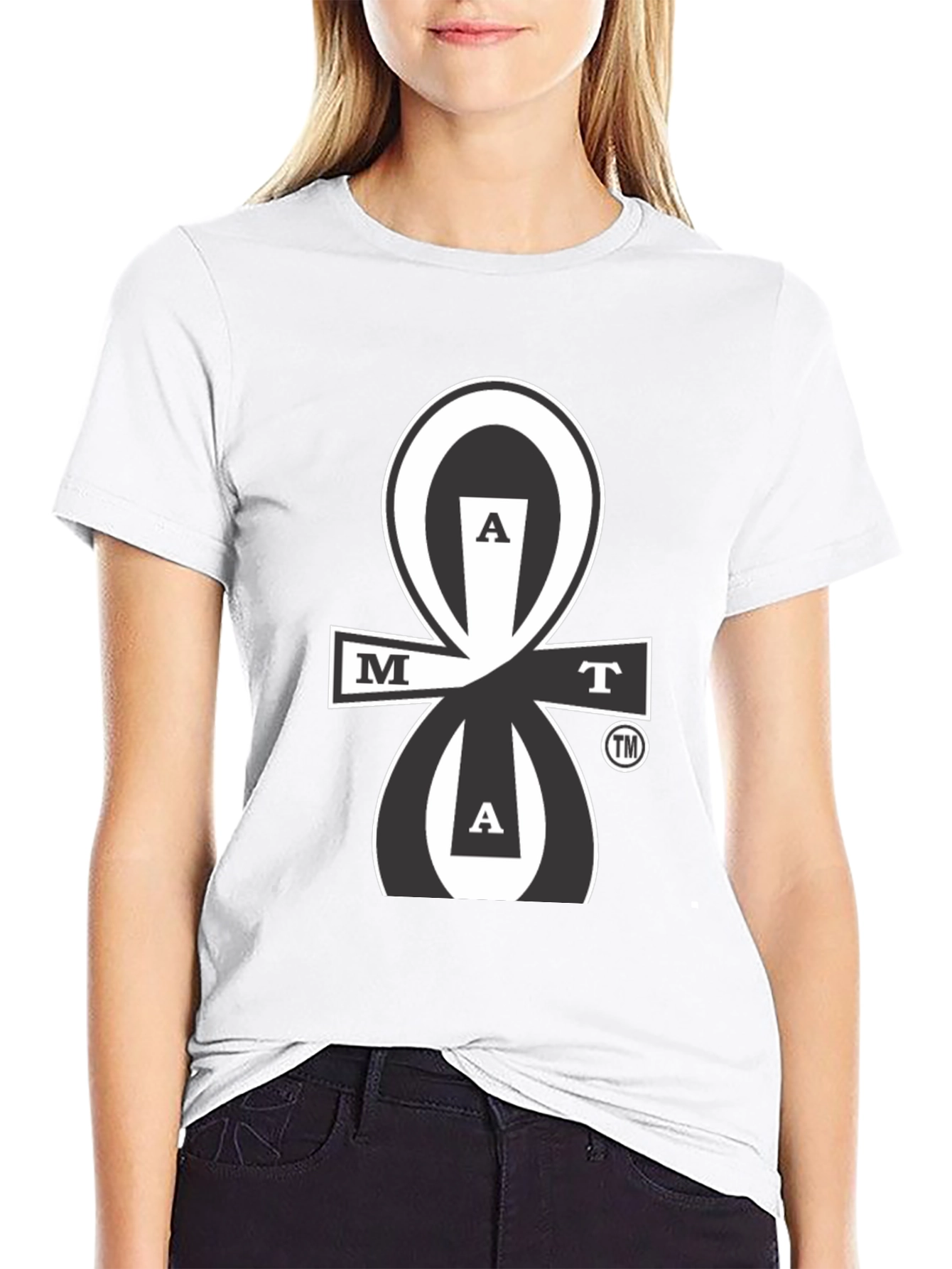 MAAT Black Graphic T-Shirt