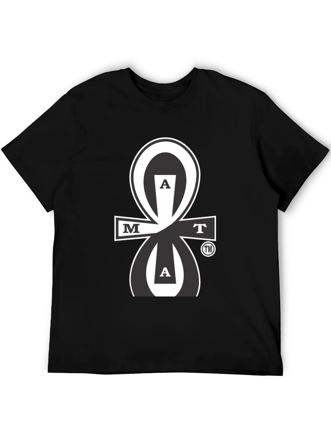 MAAT Black Graphic T-Shirt