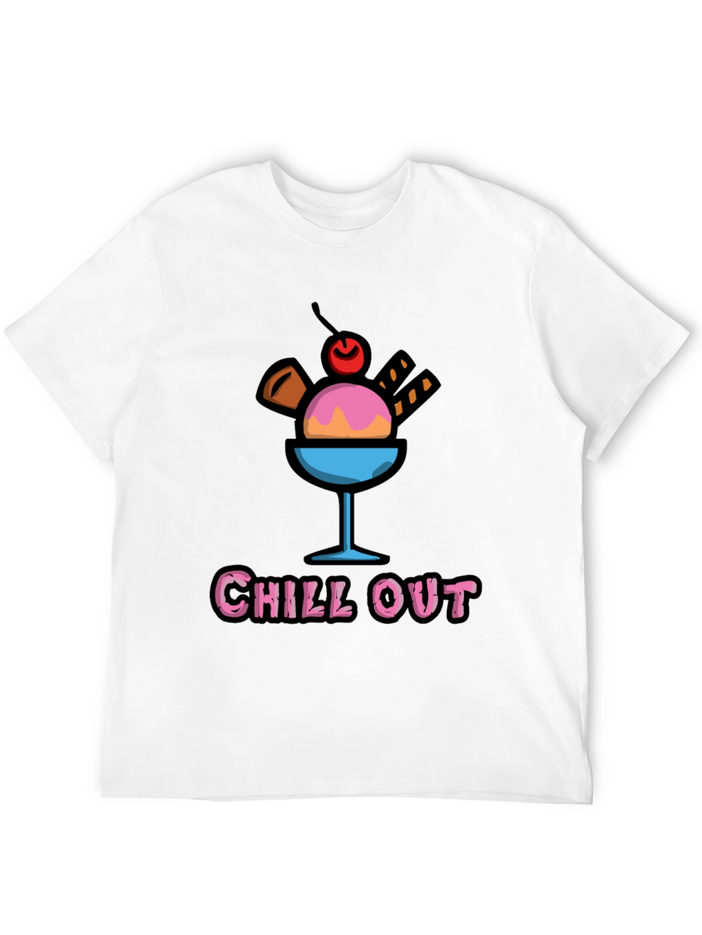 Chill Out Ice Cream Graphic Tee
