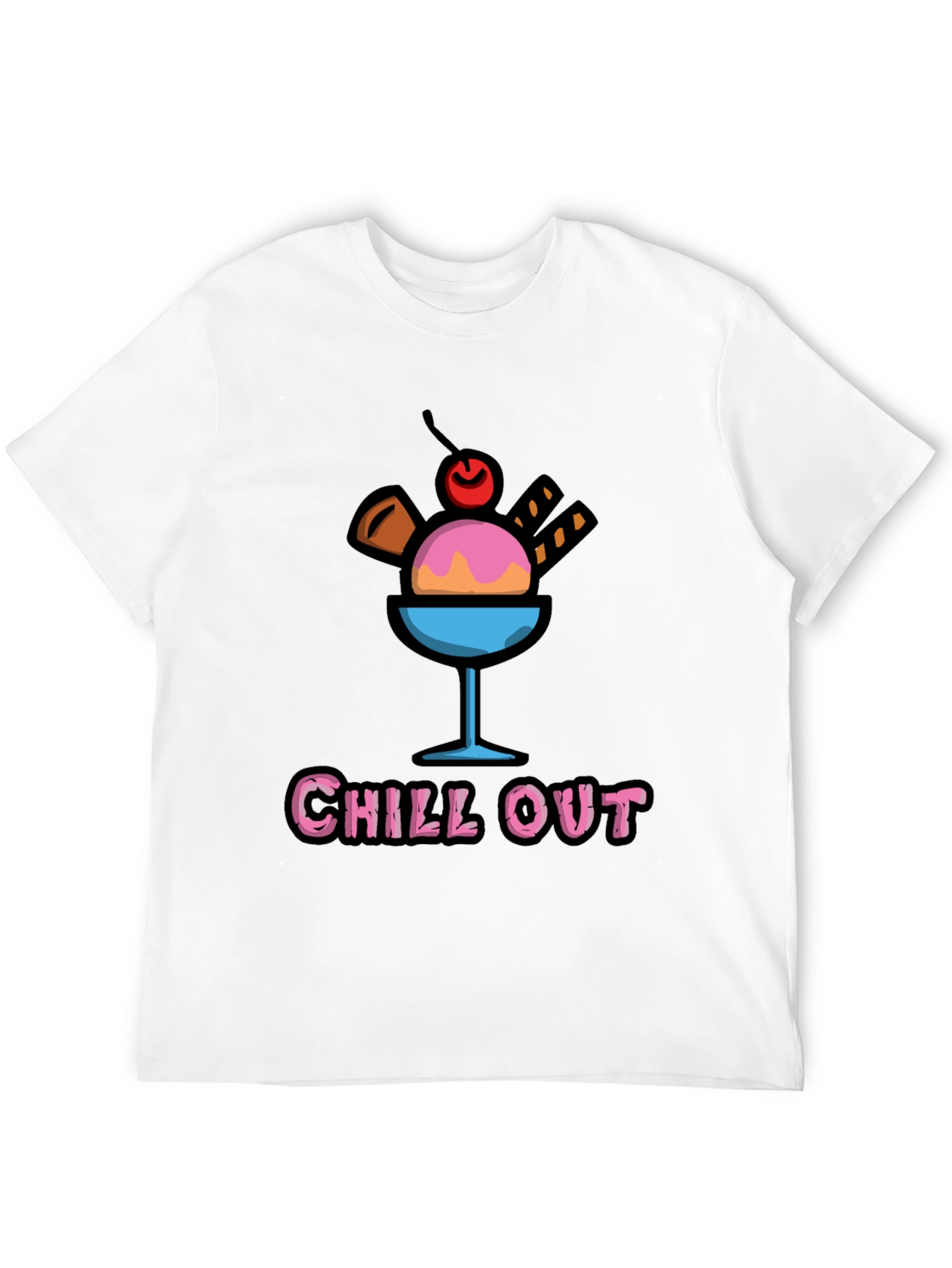 Chill Out Ice Cream Graphic Tee