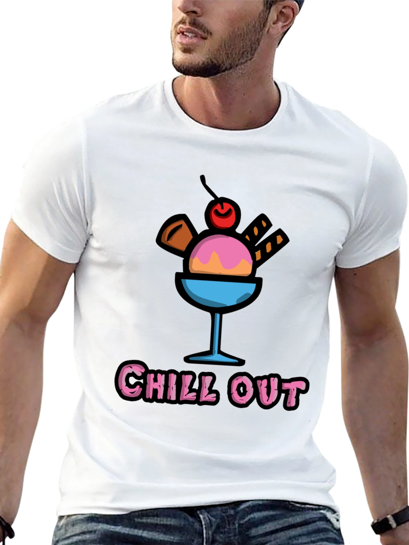 Chill Out Ice Cream Graphic Tee
