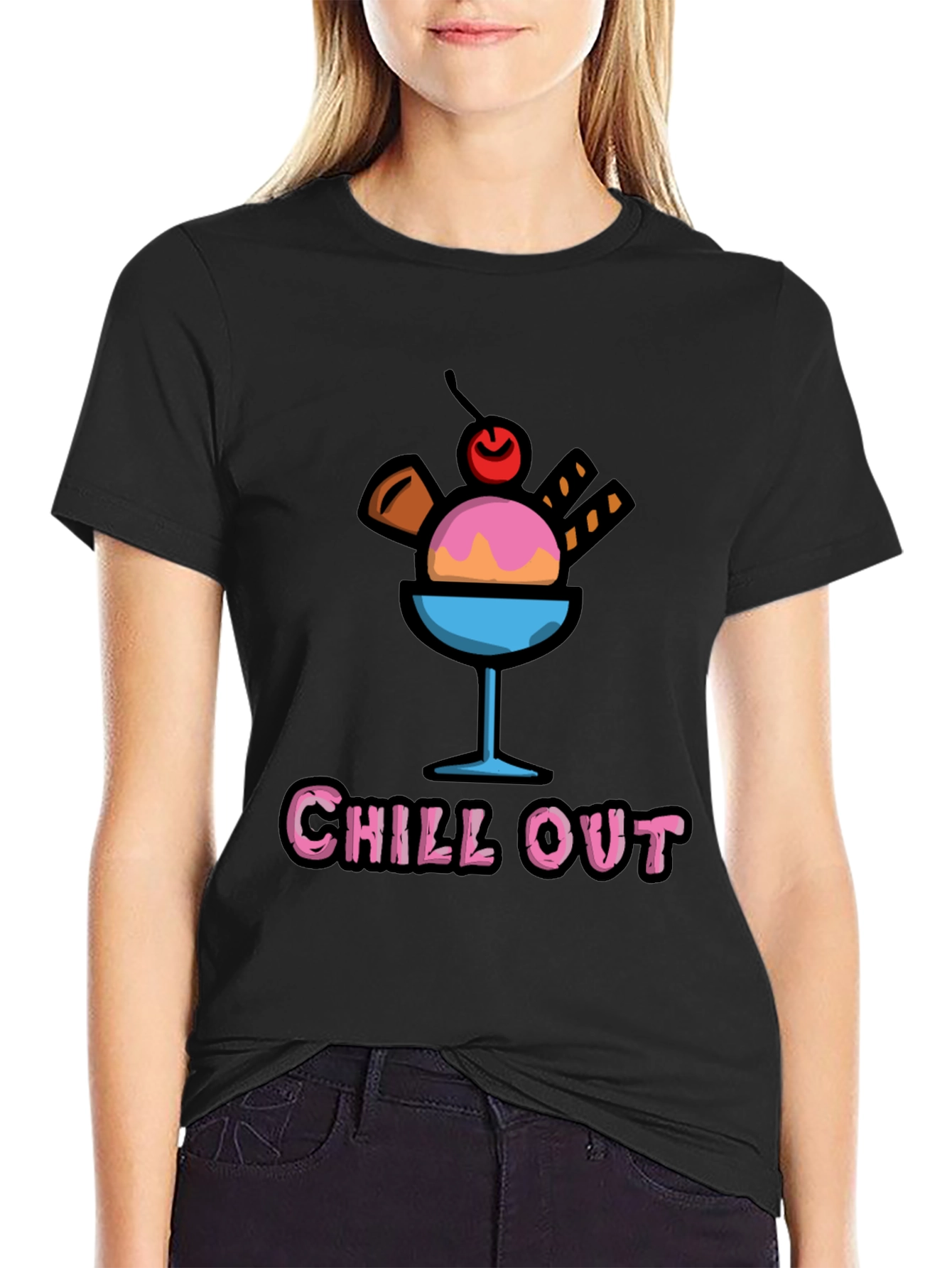 Chill Out Ice Cream Graphic Tee