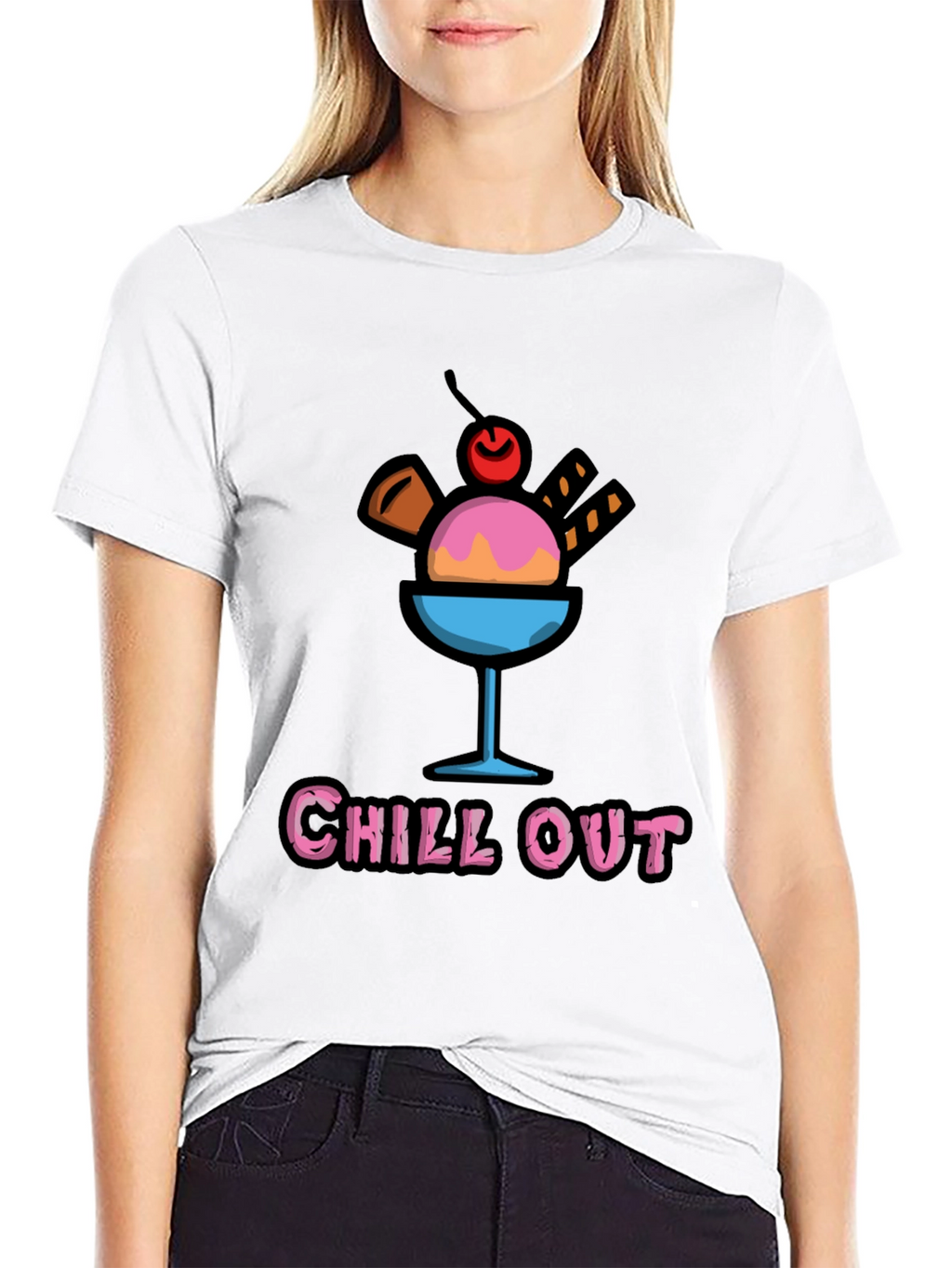 Chill Out Ice Cream Graphic Tee