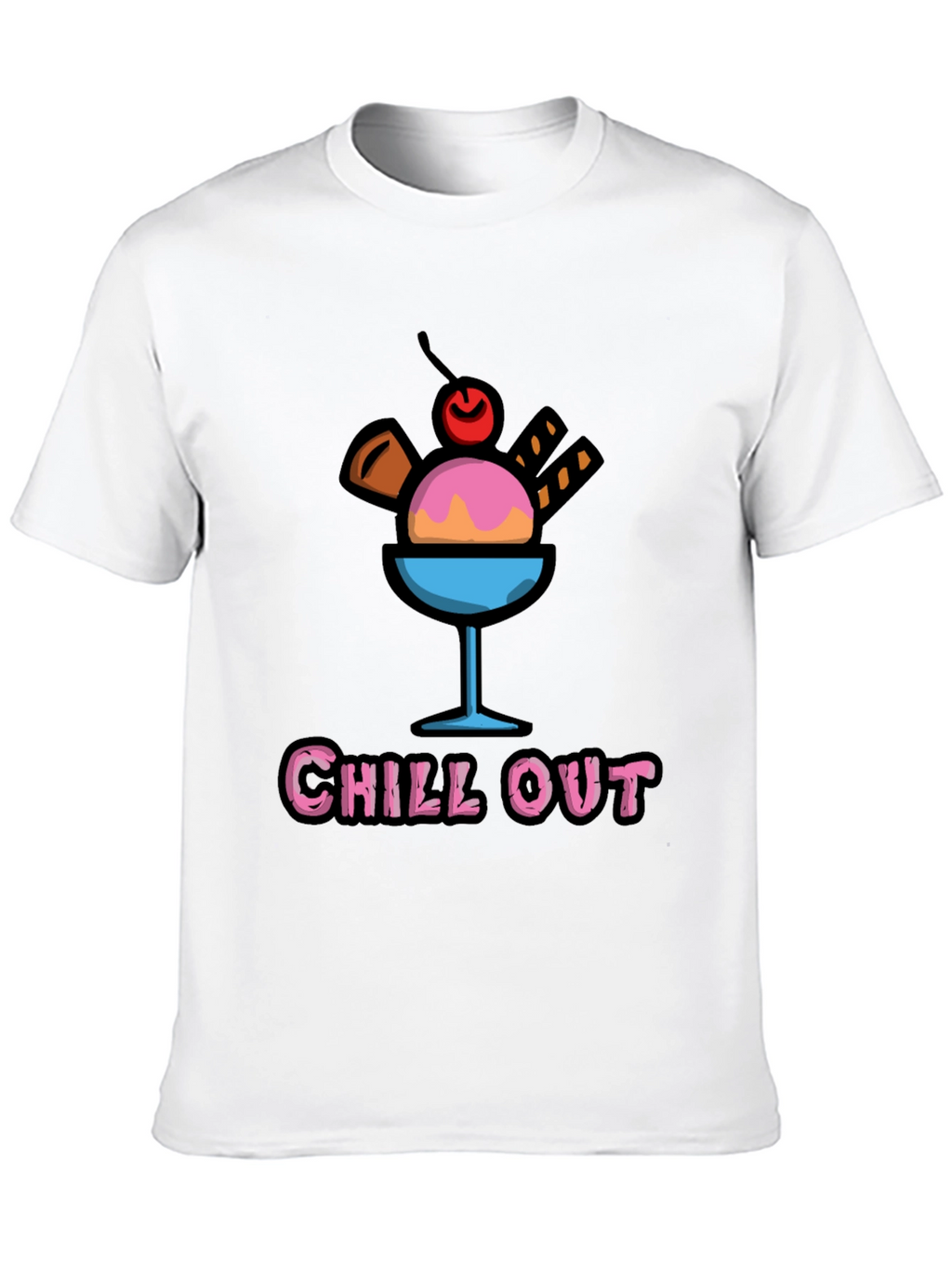 Chill Out Ice Cream Graphic Tee