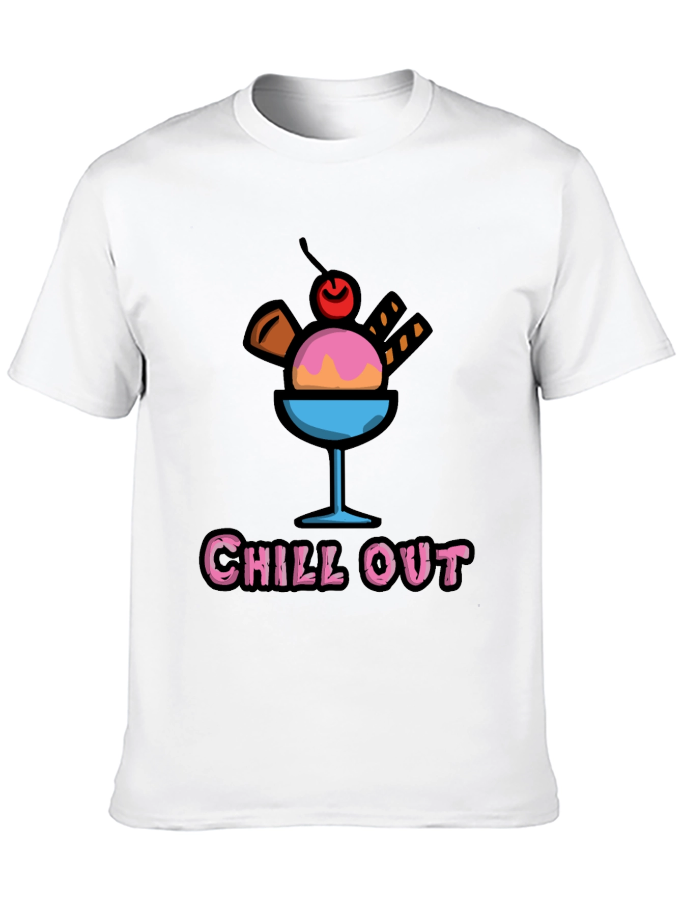 Chill Out Ice Cream Graphic Tee