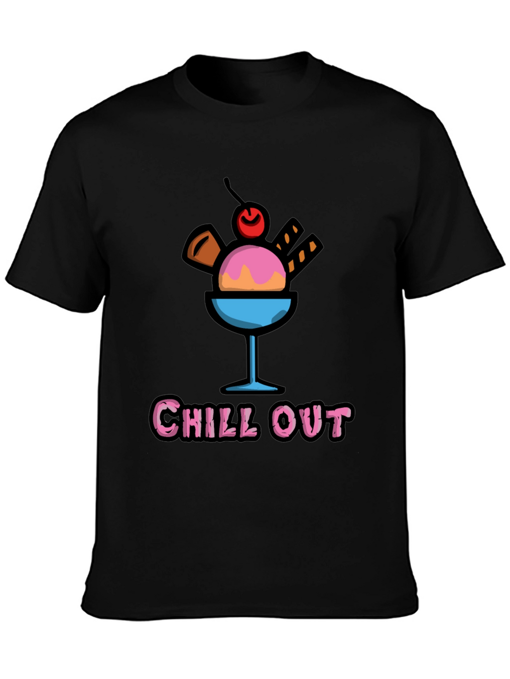 Chill Out Ice Cream Graphic Tee