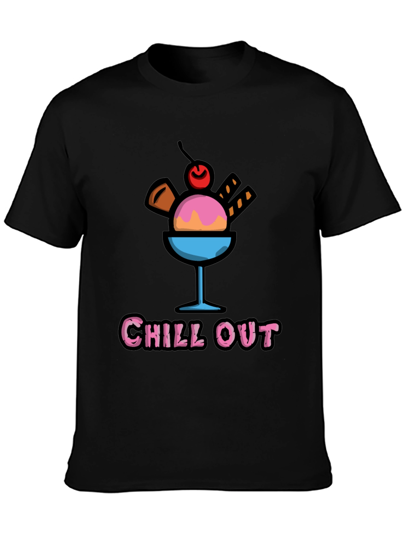 Chill Out Ice Cream Graphic Tee