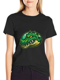 Mens Crocodile Graphic T-Shirt - Black