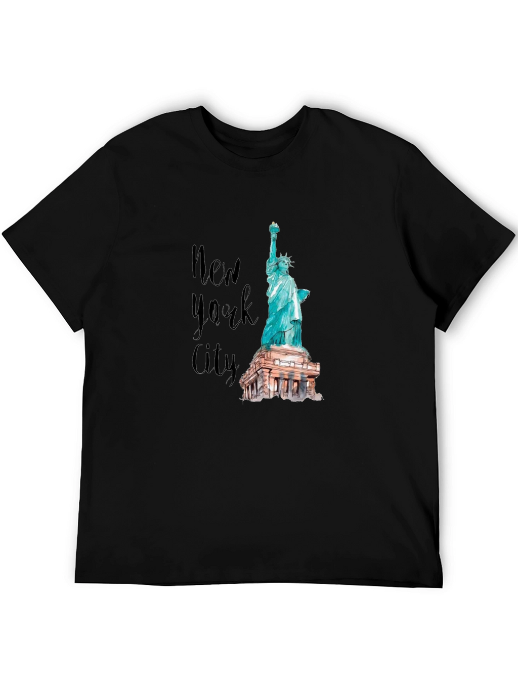 New York City Statue of Liberty Graphic T-Shirt