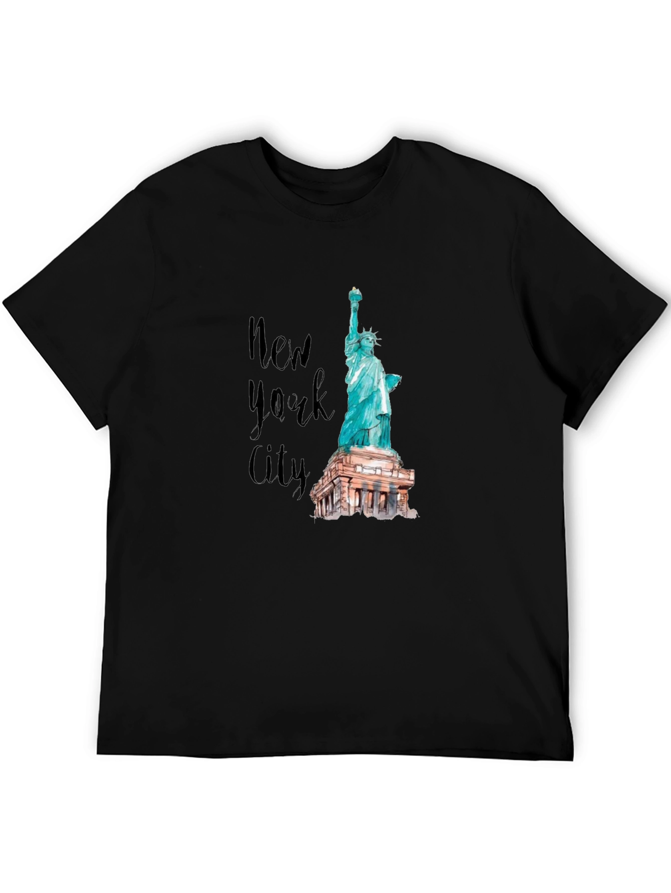 New York City Statue of Liberty Graphic T-Shirt