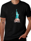 New York City Statue of Liberty Graphic T-Shirt