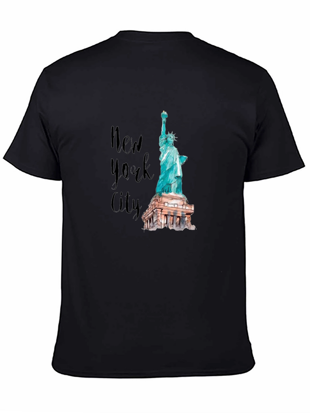 New York City Statue of Liberty Graphic T-Shirt