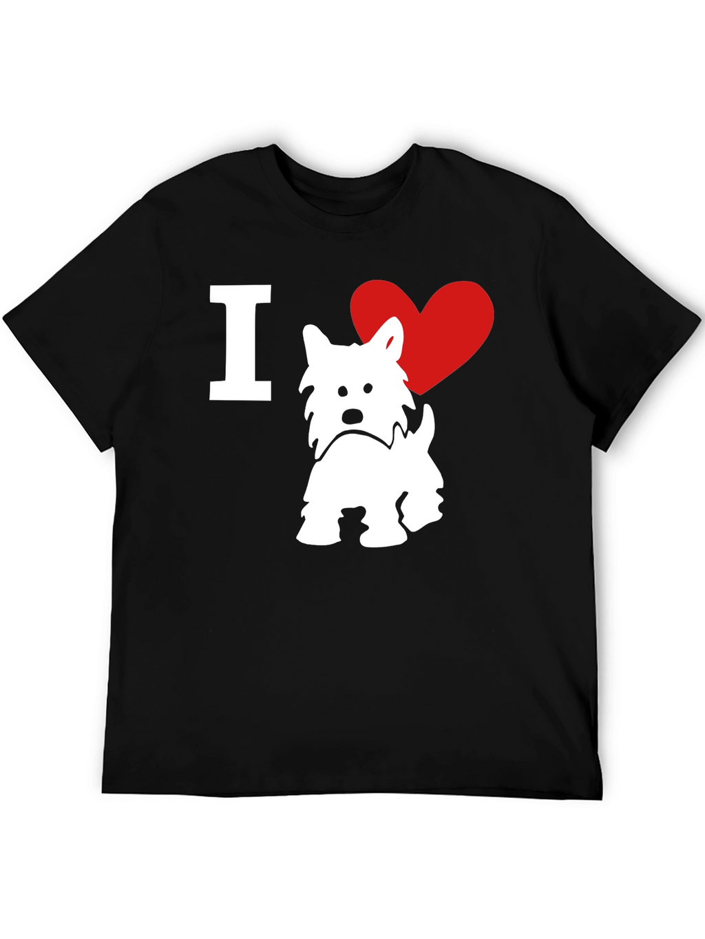 I ❤️ Westie T-Shirt – West Highland Terrier Dog Lover Tee