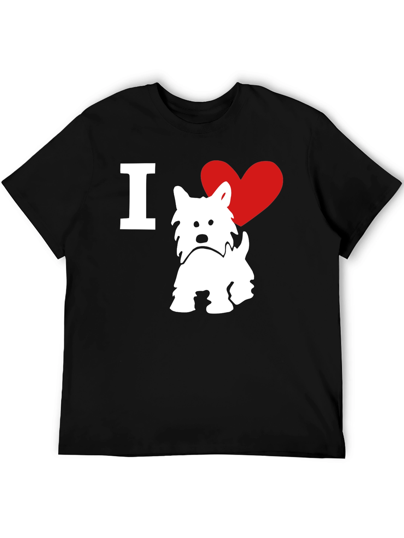 I ❤️ Westie T-Shirt – West Highland Terrier Dog Lover Tee