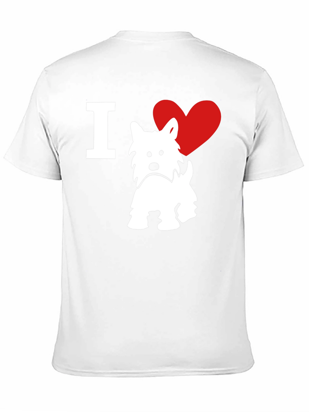 I ❤️ Westie T-Shirt – West Highland Terrier Dog Lover Tee
