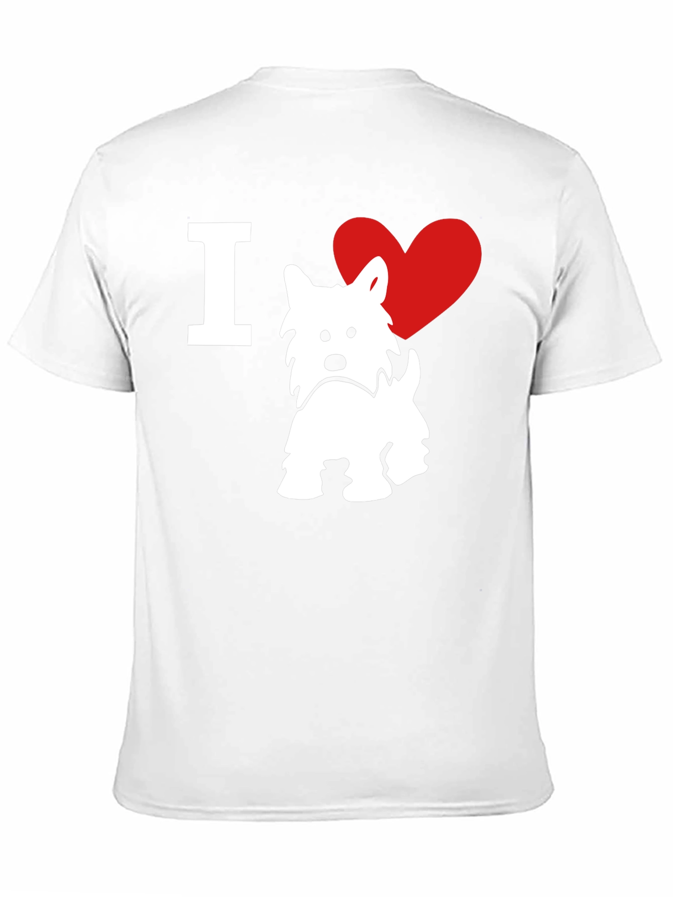 I ❤️ Westie T-Shirt – West Highland Terrier Dog Lover Tee