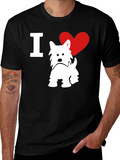 I ❤️ Westie T-Shirt – West Highland Terrier Dog Lover Tee