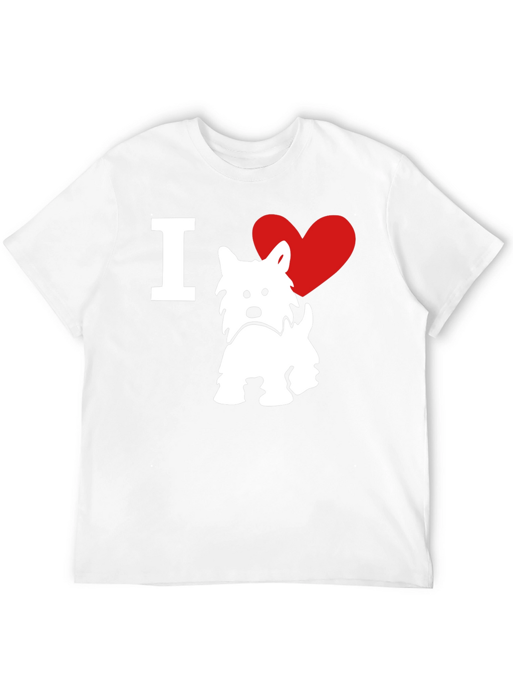 I ❤️ Westie T-Shirt – West Highland Terrier Dog Lover Tee