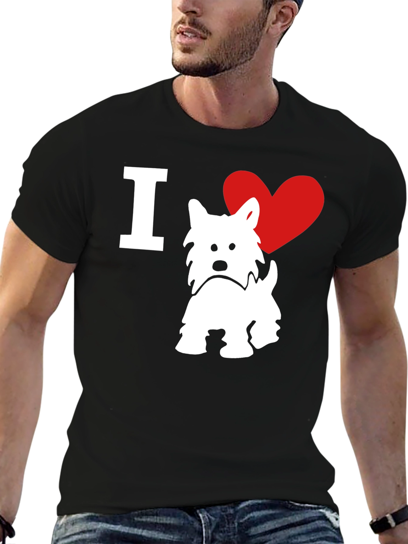 I ❤️ Westie T-Shirt – West Highland Terrier Dog Lover Tee