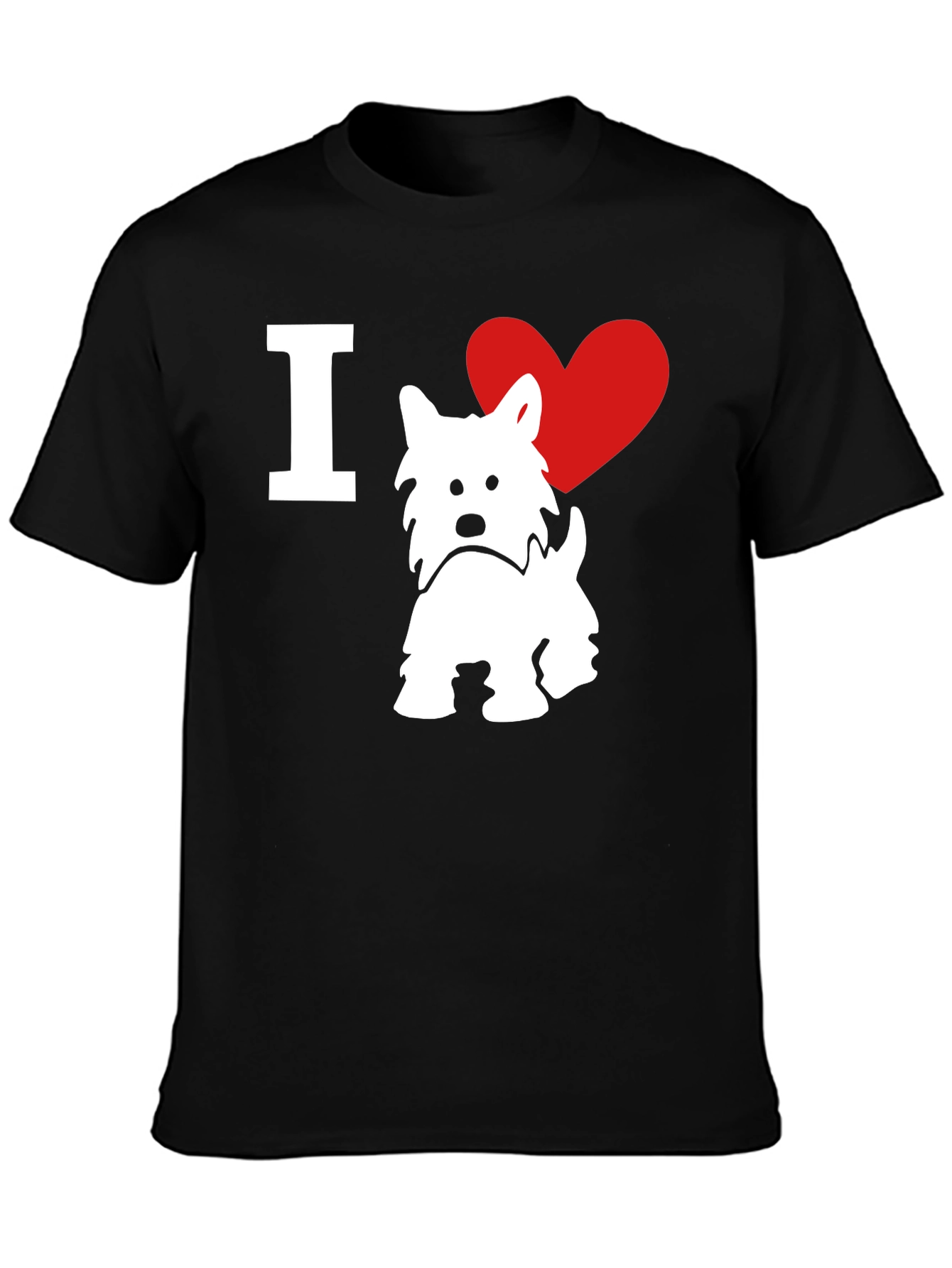I ❤️ Westie T-Shirt – West Highland Terrier Dog Lover Tee