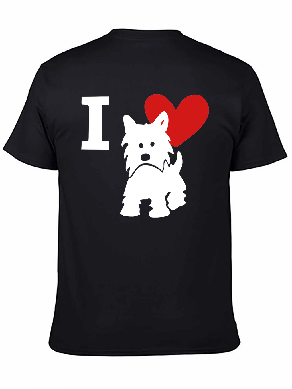 I ❤️ Westie T-Shirt – West Highland Terrier Dog Lover Tee
