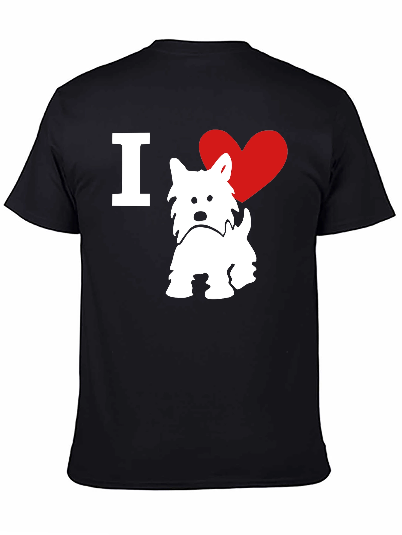 I ❤️ Westie T-Shirt – West Highland Terrier Dog Lover Tee